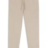 Modern-fit trousers in a linen blend
