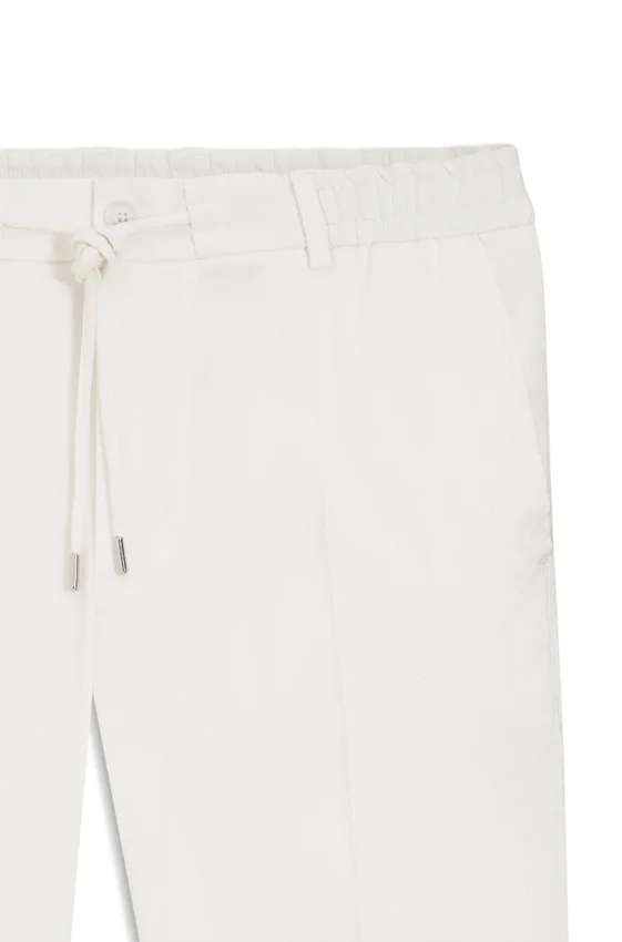 Modern-fit trousers in a linen blend Modern-fit trousers in a linen blend