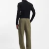 Modern-fit trousers in cotton-blend twill
