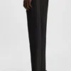 Modern-fit trousers in stretch dobby