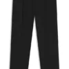 Modern-fit trousers in stretch dobby