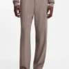 Modern-fit trousers in stretch twill