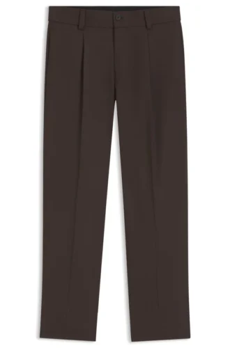 Modern-fit trousers in stretch twill
