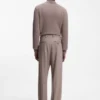 Modern-fit trousers in stretch twill