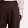 Modern-fit trousers in wool-blend poplin Modern-fit trousers in wool-blend poplin