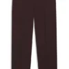 Modern-fit trousers in wool-blend poplin Modern-fit trousers in wool-blend poplin
