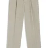 Modern-fit trousers with herringbone weave
