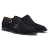 Monk shoes in suede with double strap Monk shoes in suede with double strap
