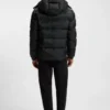 Monogram-jacquard jacket with water-repellent finish