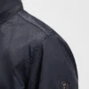 Monogram-jacquard jacket with water-repellent finish