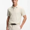 Monogram-jacquard polo shirt in cotton Monogram-jacquard polo shirt in cotton