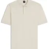 Monogram-jacquard polo shirt in cotton Monogram-jacquard polo shirt in cotton