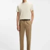 Monogram-jacquard T-shirt in mercerised cotton