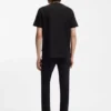 Monogram-jacquard T-shirt in mercerised cotton