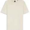Monogram-jacquard T-shirt in mercerised cotton