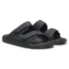 Monogram sandals with riptape straps