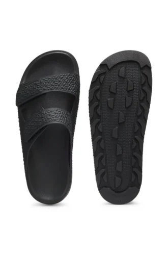 Monogram sandals with riptape straps