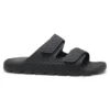 Monogram sandals with riptape straps