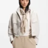 Monogram scarf in silk twill