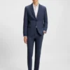 Mouliné extra-slim-fit jacket in virgin wool Mouliné extra-slim-fit jacket in virgin wool