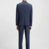 Mouliné extra-slim-fit jacket in virgin wool Mouliné extra-slim-fit jacket in virgin wool