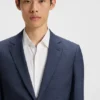 Mouliné extra-slim-fit jacket in virgin wool Mouliné extra-slim-fit jacket in virgin wool