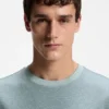 Mouline T-shirt in cotton, linen and silk
