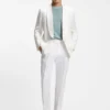 Mouline T-shirt in cotton, linen and silk