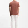Mouline T-shirt in cotton, linen and silk
