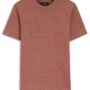 Mouline T-shirt in cotton, linen and silk