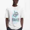 Music-artwork T-shirt in cotton jersey