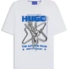 Music-artwork T-shirt in cotton jersey