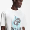 Music-artwork T-shirt in cotton jersey