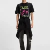 Music-artwork T-shirt in cotton jersey