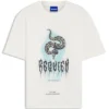 Music-artwork T-shirt in cotton jersey