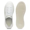 Nappa leather sneakers with gold-tone logo