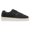 Nappa leather sneakers with gold-tone logo