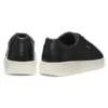 Nappa leather sneakers with gold-tone logo
