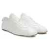 Nappa-leather trainers with debossed logo