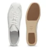Nappa-leather trainers with debossed logo