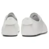 Nappa-leather trainers with debossed logo