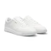 Nappa-leather trainers with gold-tone branding