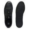 Nappa-leather trainers with gold-tone branding