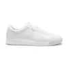 Nappa-leather trainers with gold-tone branding