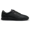 Nappa-leather trainers with gold-tone branding