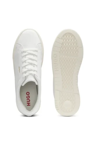 Nappa-leather trainers with gold-tone logo Nappa-leather trainers with gold-tone logo
