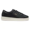 Nappa-leather trainers with gold-tone logo