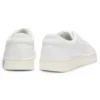 Nappa-leather trainers with gold-tone logo