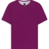 Odour-control slim-fit T-shirt in stretch piqué