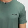 Odour-control slim-fit T-shirt in stretch piqué